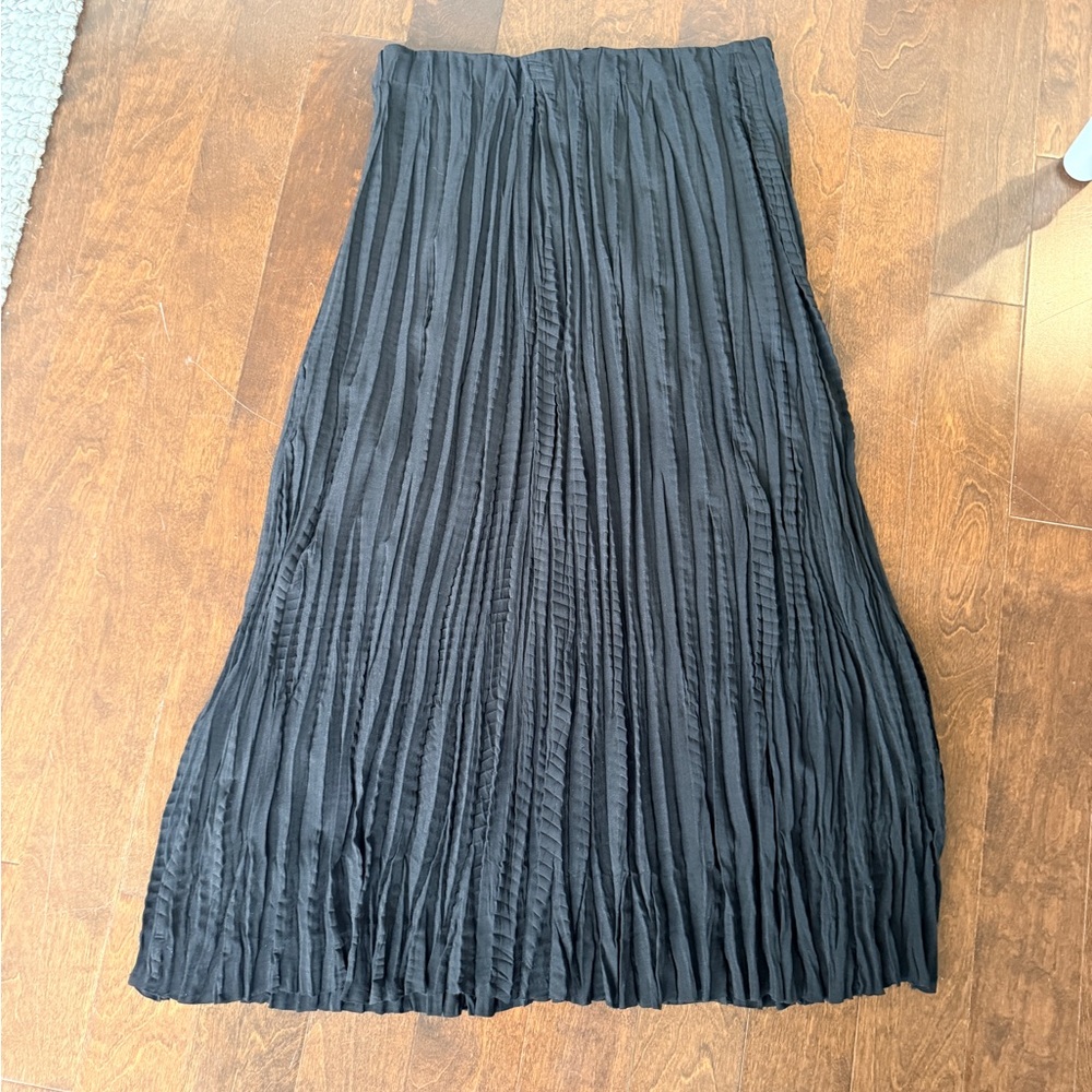 Massimo Dutti Black Maxi Skirt size 10